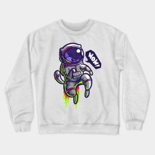 Dog in Space Crewneck Sweatshirt
